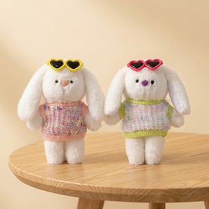 Gantungan Kunci Boneka Kelinci Mini Lucu Grosir, OEM, Boneka Plush Lembut, Maskot Kelinci Bulu Halus, Mainan Hewan Boneka untuk Hadiah - Product Image 2
