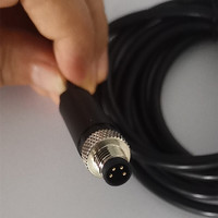 Cable USB a RS232/UART de 1.8M con Conector USB Transparente para Escáner de Código de Barras, Computadora e Impresora con Nivel RS232 UART