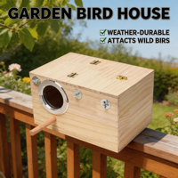 Nichoir vertical en bois pour perroquets, accessoire de cage d'élevage pour conures et perruches grises africaines