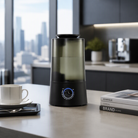 Diffuseur d'huiles essentielles électrique 2,8 L, humidificateur ultrasonique, stérilisation, design coloré pour l'extérieur et la maison