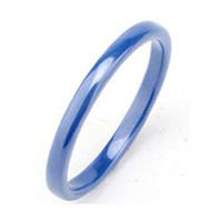 Prêt à expédier, bague en céramique de 3 mm de large, finition brillante, anneaux tendance pour un usage quotidien, étanche, pour hommes et femmes
