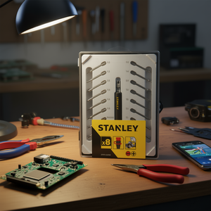 Stanley Precision Screwdriver Set 16 Blades Multi Bit <b>Kit</b> For Electronics And Repairs - Product Image 3