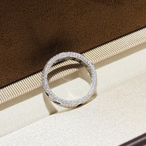 Anillo de Plata S925, Anillo con Estampado de Leopardo, Diamante de Moda, Hecho a Medida <span class=keywords><strong>para</strong></span> Parejas que se Casan - Product Image 5