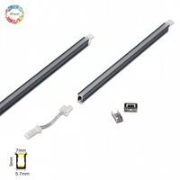 Éclairage intérieur pour camping-car IPixel 12V, 300 mm, fin, en aluminium + PC, lumière LED pour armoire de camping-car, angle de faisceau de 120°, 06x09 mm, sans soudure, barre pour camping-car