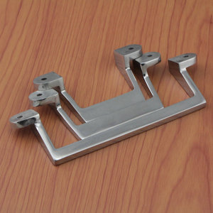 Manija de puerta de acero inoxidable 304, 80, 100, 150 mm, diseño industrial, fácil instalación para puertas de madera y metal - Product Image 2