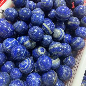 Sphère de cristal de <span class=keywords><strong>lapis</strong></span>-<span class=keywords><strong>lazuli</strong></span> naturel, cristal poli pour la méditation et la relaxation - Product Image 3