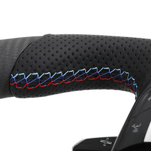 Volante Deportivo Personalizado Serie M4/X4/X6 F con LED, Cuero Napa, Fibra de Carbono, Diseño M y Base Plana - Product Image 4