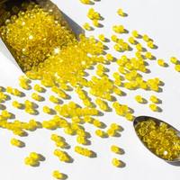 Citrin-Gelbe 4mm Facettierte Epoxid-Diamanten 2-Punkt-Abstandshalter Strass YAXI Modell 249 Langlebig Umweltfreundlich für Schmuckherstellung