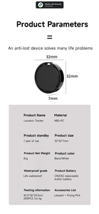 Usine Mini Global Unlimited Pet Anti Lost Device Tracking Key Finder GPS Google Find My Device Certified <span class=keywords><strong>Android</strong></span> Smart <span class=keywords><strong>Tracker</strong></span> - Product Image 6