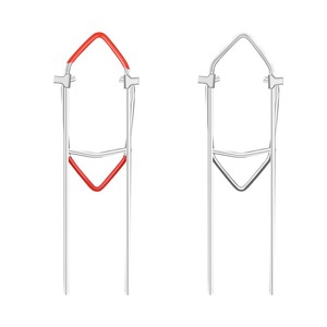 Fishing Rod Holder Stainless Steel Foldable Sea Bass Rod Stand Dual Purpose Bracket Simple Design For Outdoor Fishing - Product Image 1
