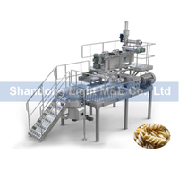Machine à extruder et mélanger les pâtes, nouilles et macaronis en acier inoxydable électrique, moteur haute productivité, 500 kg/h, ligne de production automatique