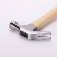 Marteau à griffes en acier à haute teneur en carbone personnalisable professionnel avec manche en bois pour l'agriculture et l'utilisation des machinistes de construction