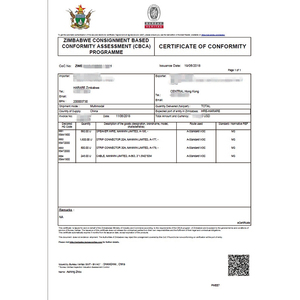 Zimbabwe CBCA certificado informe certificado de conformidad de china - Product Image 2
