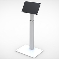 Tablette debout de plancher en alliage d'aluminium de fabricant de source avec le support télescopique de taille de serrure Support réglable en hauteur