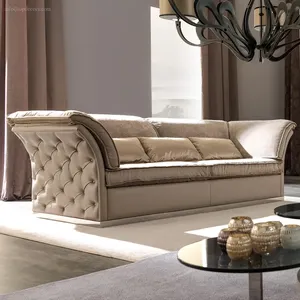 Set Sofa Eropa Modern Desain Baru Kain Pelapis Sofa Gaya Sofa