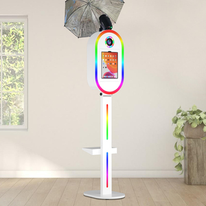 Photobooth iPad Portable sur Pied, <span class=keywords><strong>Blanc</strong></span> ou <span class=keywords><strong>Noir</strong></span>, avec Coques pour iPad V1, pour Promotion des Fêtes - Product Image 6