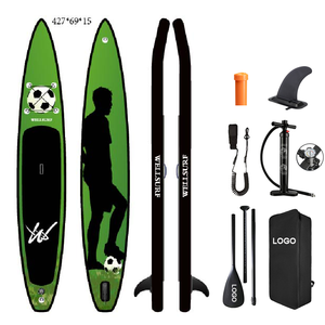 Tabla de Surf Inflable de Carreras de Doble Capa de PVC de 12.6 pies (381 cm) con Tecnología Drop Stitch, Pinkskull - Product Image 5