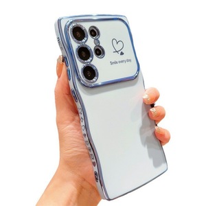 Custodia Protettiva Ondulata con Cuore Laterale A56 e Finestra Grande Anti-Caduta A17 in TPU per <span class=keywords><strong>Samsung</strong></span> S26ULTRA - Product Image 6