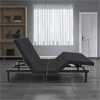 Dreamotion Queen-Size Medizinisches Bett Ergonomisch Verstellbare Elektrische Basis mit Hebefunktion Faltbarer Ausziehbarer Bettrahmen