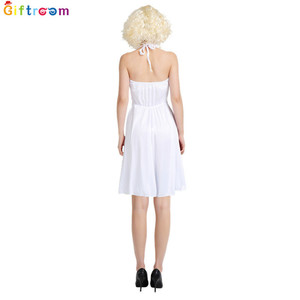 Disfraces de COSPLAY, <span class=keywords><strong>Disfraz</strong></span> de Superestrella, Ropa Vintage de ROCK para Fiesta de Celebridades, Mono para Adultos con Cinturón - Product Image 3