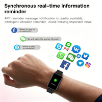 Pulsera Inteligente de Fitness con Pantalla Táctil TFT de 1.47 Pulgadas, Monitor de Ritmo Cardíaco y Sueño, Resistente al Agua, para Hombres y Mujeres