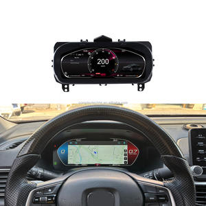 Tableau de bord LCD 12,3 pouces, compteur kilométrique virtuel, cockpit numérique avec CarPlay pour Honda Accord 10ème génération 2018-2021 - Product Image 1