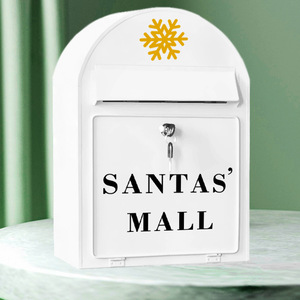 Boîte aux lettres vintage en fonte tendance pour extérieur avec affichage latéral, boîtes aux lettres sur mesure - Product Image 1