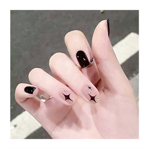 Collocation personnelle Carré Faux Ongles Mixte Rose <span class=keywords><strong>Clair</strong></span> Bleu <span class=keywords><strong>Vert</strong></span> Couleur Conseils Usure Quotidienne Facilité Robe Couverture Complète Appuyez Sur Les Ongles - Product Image 3