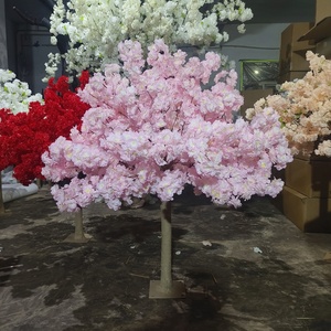 Árbol de <span class=keywords><strong>Flores</strong></span> de Cerezo Artificial de Fibra de Vidrio Personalizado de 4 pies, Rama de <span class=keywords><strong>Flores</strong></span> de Cerezo Rosa Claro para Decoración de Sala de Estar <span class=keywords><strong>y</strong></span> Oficina - Product Image 1