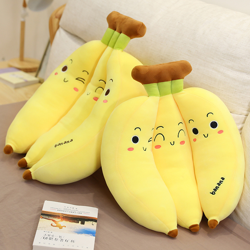Coussin Peluche Banane Pelée HONITANO - 70 Cm, Doux Et Décoratif, Pour Chambre, Salon Ou Photo - 8