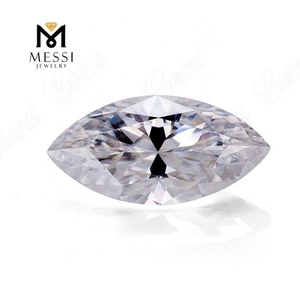 Joyería Messi, Moissanita Suelta Corte Marquesa 1.5x3-17x8.5mm, Gemas Sueltas, Moissanita Blanca DEF - Product Image 1