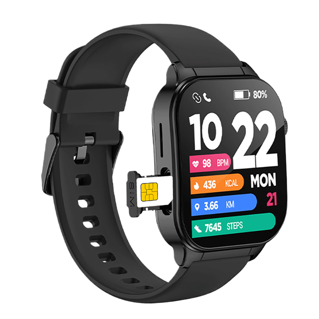 1.96" Amoled Screen 4g Network Reojes Inteligentes Smartwatch for Android Men Women Mobile Phone Call Smart Watch with Sim Card