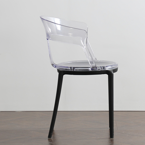 Wholesale Factory Furniture Modern Home Kitchen Coffee Shop Restaurant <strong>Tub</strong> Armrest Transparent Plastic Acrylic <strong>Dining</strong> <strong>Chairs</strong> - Product Image 4