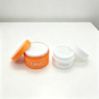 Pot à crème pour les yeux et le visage Yin-Yang à double compartiment en PP, 100 g, léger, double compartiment, crème de soin de jour et de nuit