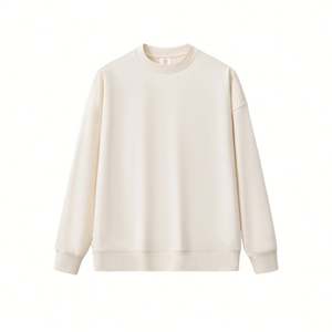 Vente en gros Sweat ras du cou surdimensionné et lourd de haute qualité 400 grammes Sweat-shirts en éponge française avec logo personnalisé pour hommes - Product Image 3