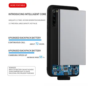 Étui de batterie de 5000 mAh pour <span class=keywords><strong>Redmi</strong></span> <span class=keywords><strong>Note</strong></span> <span class=keywords><strong>8</strong></span>, <span class=keywords><strong>chargeur</strong></span> de batterie, coque pour <span class=keywords><strong>Note</strong></span> <span class=keywords><strong>8</strong></span> <span class=keywords><strong>Pro</strong></span>, coque de batterie externe pour téléphone <span class=keywords><strong>Redmi</strong></span> <span class=keywords><strong>Note</strong></span> <span class=keywords><strong>8</strong></span> <span class=keywords><strong>Pro</strong></span> - Product Image 2