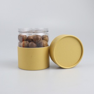 Envase de Papel Compuesto de Alta Calidad para Alimentos con Ventana Transparente, Envase Cilíndrico Redondo para Nueces, Té de Hierbas y Bocadillos - Product Image 3