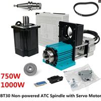 Fourniture en gros de broches ATC BT30 non motorisées avec moteur AC 750W/1000W, adaptées aux kits de commande 110V/220V, installation facile