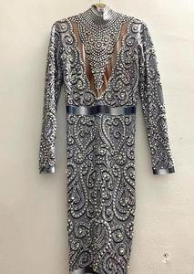 Novance Tiktokトレンドラインストーンクラブドレス女性セクシーパーティー誕生日オートショープロム女性ガウンイブニングドレスフォーマルパーティー - Product Image 6