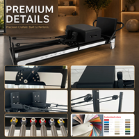 Reformer Pilates Professionnel Multifonctionnel en Aluminium à Prix Abordable pour Studio