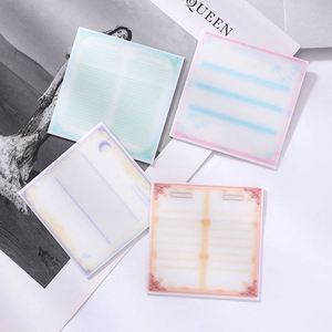 Wholesale Transparent Sticky Note With Shining Diamond Effect Stationery <b>Memo</b> <b>Pad</b> With Top Sticky 3*3 - Product Image 3