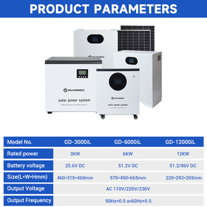 <span class=keywords><strong>Kit</strong></span> photovoltaïque de haute qualité 3kw 6kw 12kw Pack de <span class=keywords><strong>batterie</strong></span> système complet de <span class=keywords><strong>batterie</strong></span> solaire hybride à énergie solaire - Product Image 3