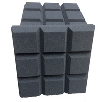 Mousse phonique en polyuréthane Oem Odm Matériau d'insonorisation Isolation acoustique Studio Fort Auto-adhésif Facile à installer