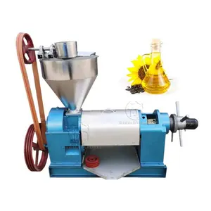 6YL-95 sunflower soybean seeds oil press screw oil press machine coconut palm kernel oil expellers