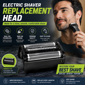 Cabezal de Repuesto para Afeitadora Eléctrica Más Vendido con Juego de Cuchillas de Lámina, Accesorios de Aseo de Alta Demanda para Marcas de Comercio Electrónico - Product Image 1