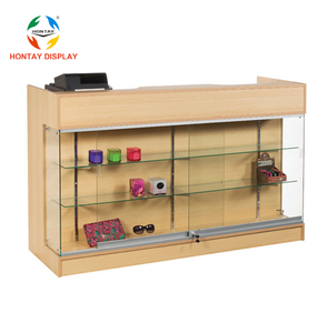 <span class=keywords><strong>Comptoir</strong></span> de <span class=keywords><strong>caisse</strong></span> en bois et verre pour magasin de vente en gros et au détail - Product Image 5