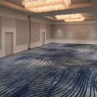 Tapis commerciaux en laine Axminster de qualité 5 étoiles pour hôtels, fabriqués en Chine, avec dos antidérapant, mur à mur