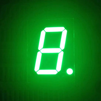 Vert pur 0.8 pouces à un chiffre 0.8 "7 segments Led Module d'affichage Houkem-8016-A/BPG 10 broches CC CA