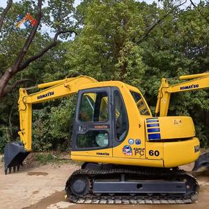 Miniexcavadora Komatsu pc60 de 6 toneladas usada con pocas horas de uso, confiable para construcción y paisajismo, equipo Komatsu de segunda mano - Product Image 1