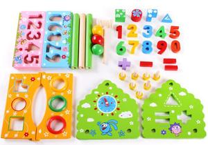 Juguetes Educativos de Madera Montessori Personalizados al por Mayor, Juguetes de Matemáticas para Juegos Infantiles - Product Image 5